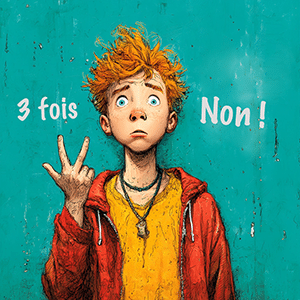 3 fois Non