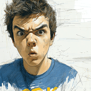 ado prêt à exploser de colère