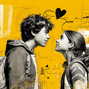 couple ados amoureux